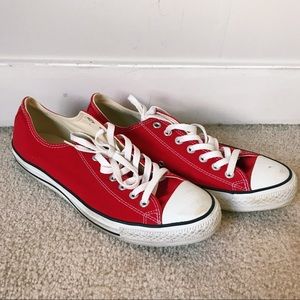 Red Chucks Size 9.5 Mens